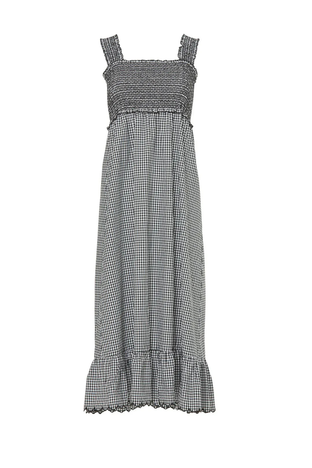Rumi Gingham Midi Dress | Rent the Runway
