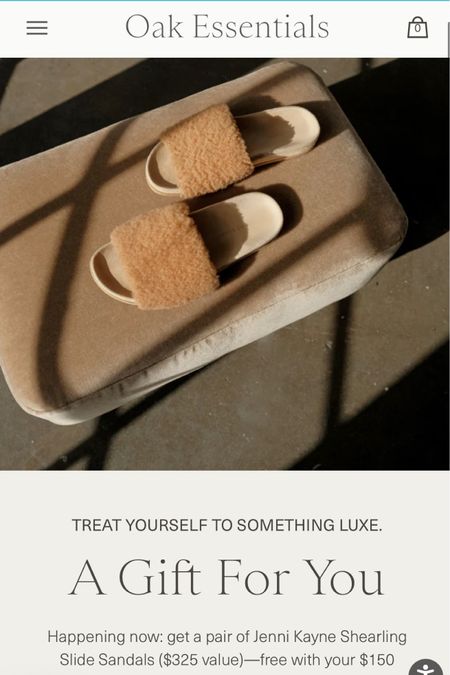 My favorite skincare brand is giving away THE best gift ever! A free pair of Jenni Kayne slides ($325 value) with your $150 purchase. Run!!!

#LTKGiftGuide #LTKhome #LTKsalealert