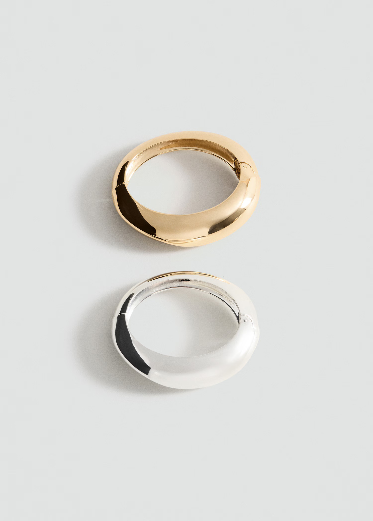 Pack of 2 rigid bracelets | MANGO (UK)