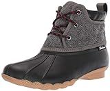 Skechers Women's Pond-Lil Puddles-Mid Quilted Lace Up Duck Boot with Waterproof Outsole Rain | Amazon (US)