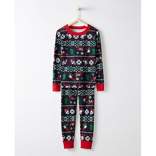 Kids Long John Pajamas In Organic Cotton | Hanna Andersson