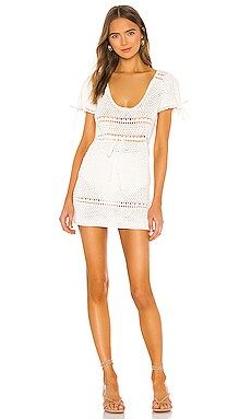 MAJORELLE Calca Crochet Dress in White from Revolve.com | Revolve Clothing (Global)