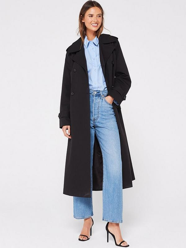 Mango Double-Button Trench Coat | Very (UK)