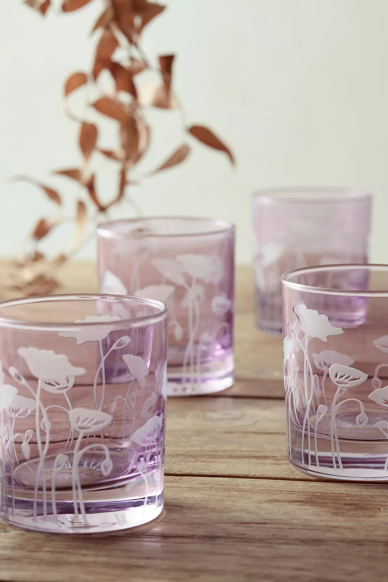 Poppy Glasses, Set of 4 | Anthropologie (US)