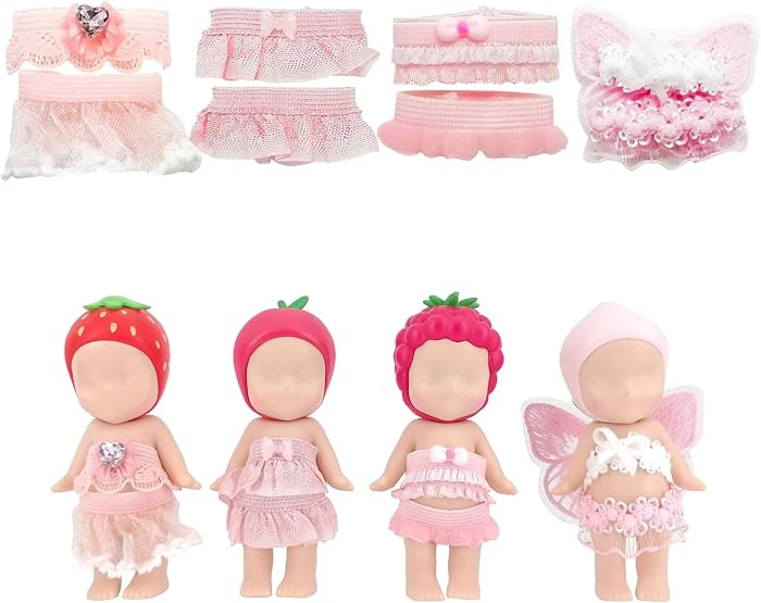 4 Sets Doll Clothes for Sonny Angel, fit for 3 Inch Collectible Dolls for Adult Collectors, Inclu... | Amazon (US)