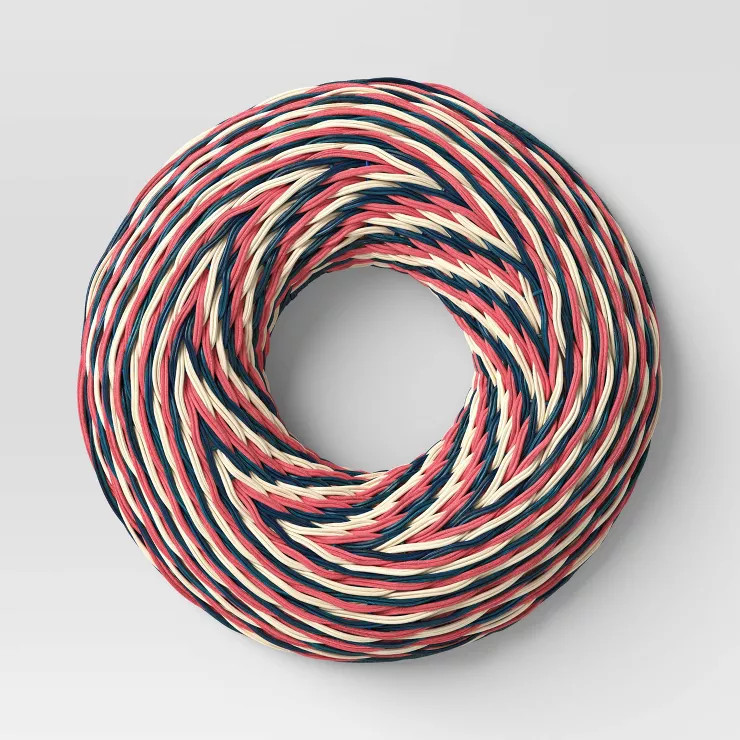 Round Rattan Wreath - Threshold™ | Target