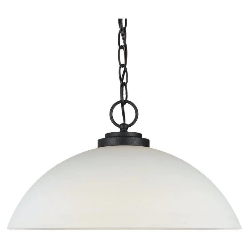 Generation Lighting 65160 Oslo 16" Wide Pendant - Black | Walmart (US)