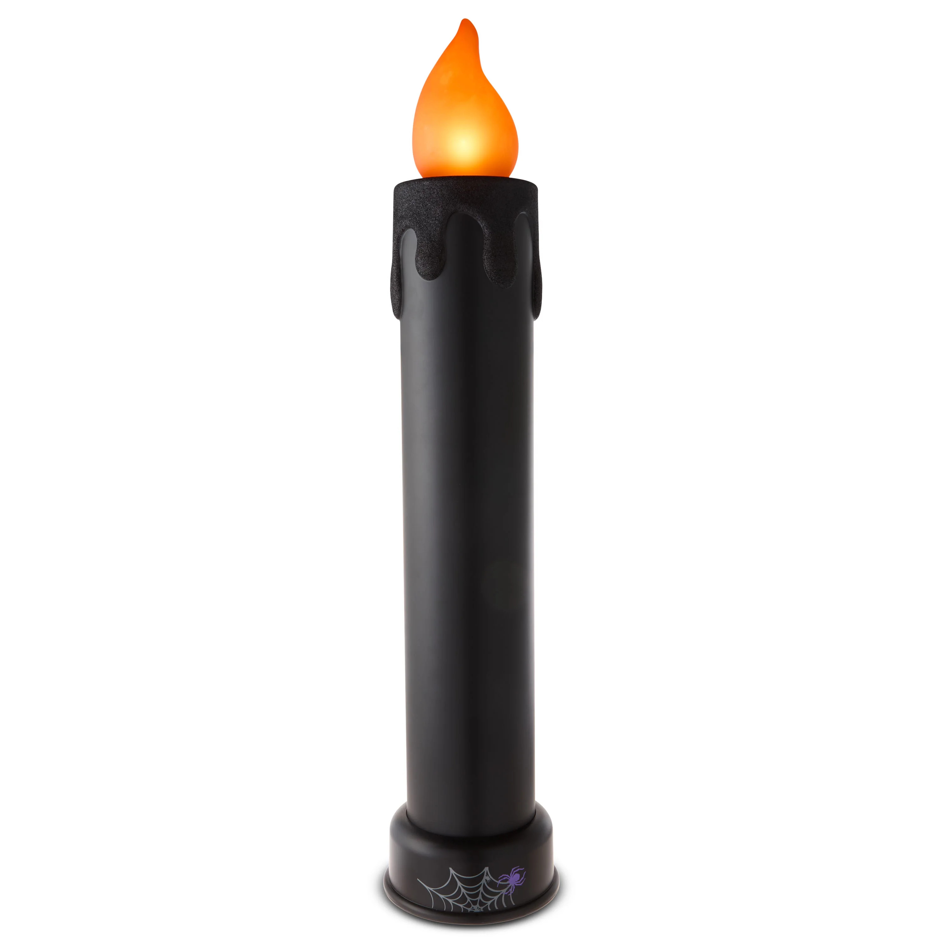 Mr. Halloween 36" Tall Lit Blow Mold Candle, Black - Walmart.com | Walmart (US)
