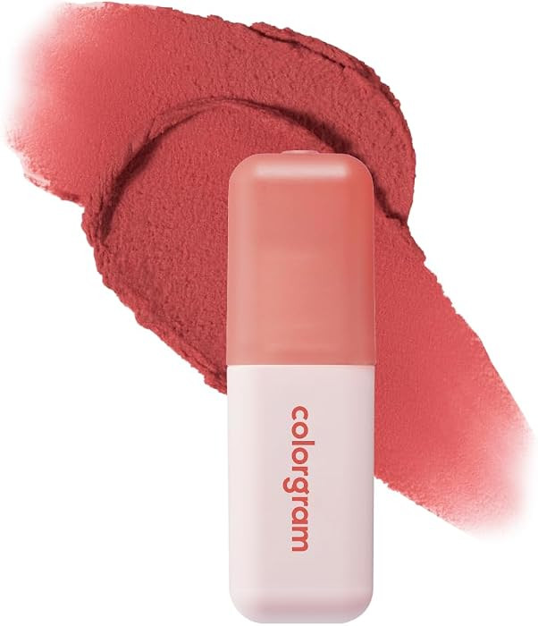 COLORGRAM NUDE BLUR TINT 04 CORAL LIT | K-Beauty Makeup, Soft-Focus Matte Lip Stain, 2-in-1 Lip &... | Amazon (US)