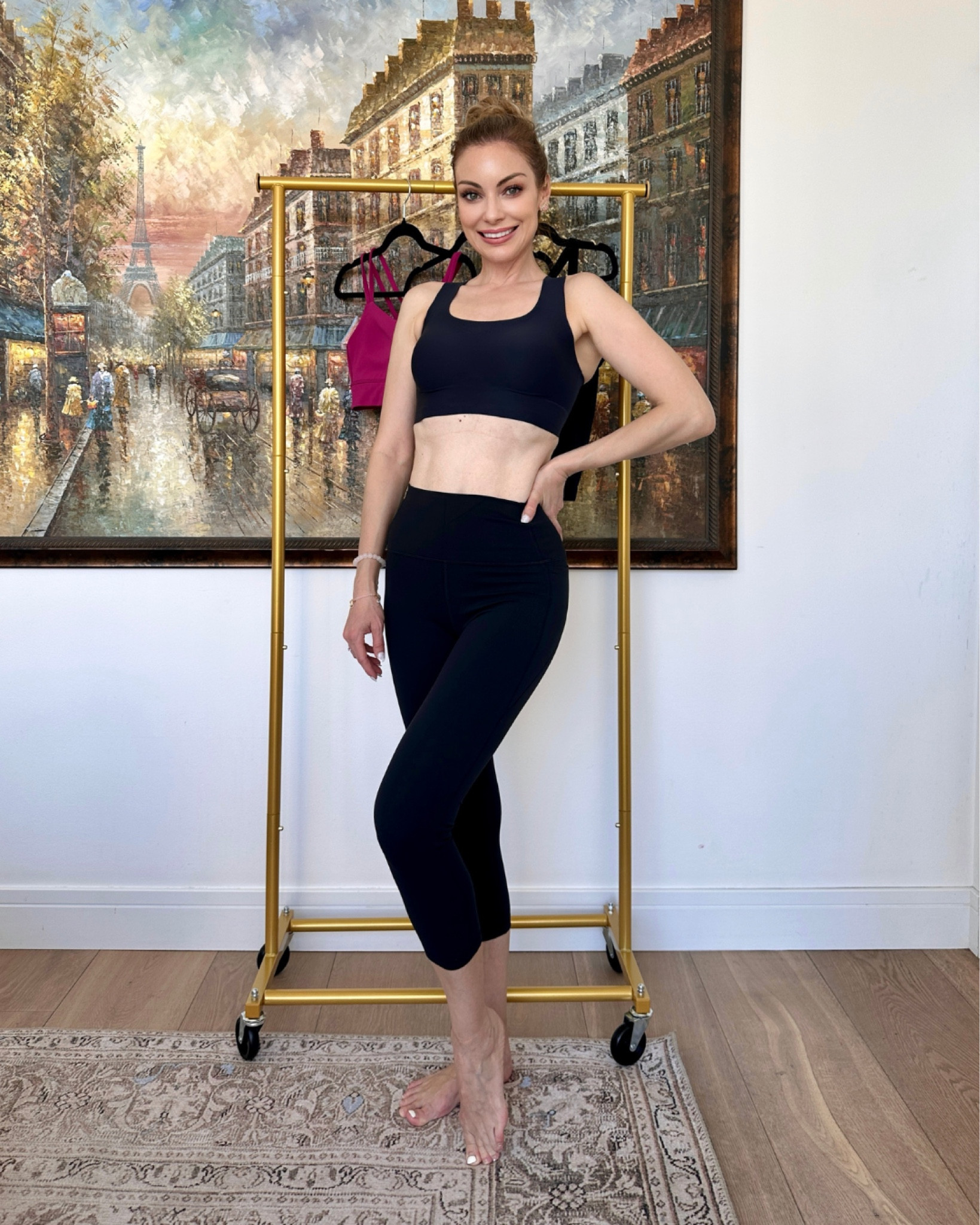 Staying stylish and supported with the Women's Flex Sculpt Racerback Sports Bra and Seamless Ribbed Tank Top! 🏋️‍♀️✨ Paired with workout capri leggings featuring convenient pockets, this set is perfect for any fitness routine. Look good and feel great during your workouts! 💪🌟 Tagging a few more workout outfit items 🙌 #FitnessFashion #WorkoutWear #SportsBra #SeamlessTankTop #CapriLeggings #CreatorFavorites2024

