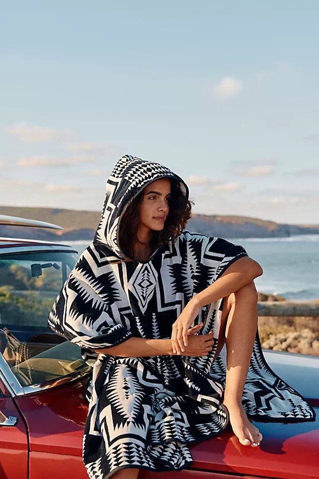 Pendleton Jaquard Hooded Towel | Free People (Global - UK&FR Excluded)