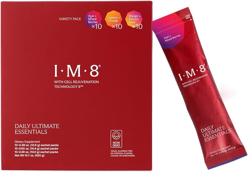 IM8 Daily Ultimate Essentials All-in-One Multivitamin Supplement, 90 Nutrient Rich Ingredients Co... | Amazon (US)