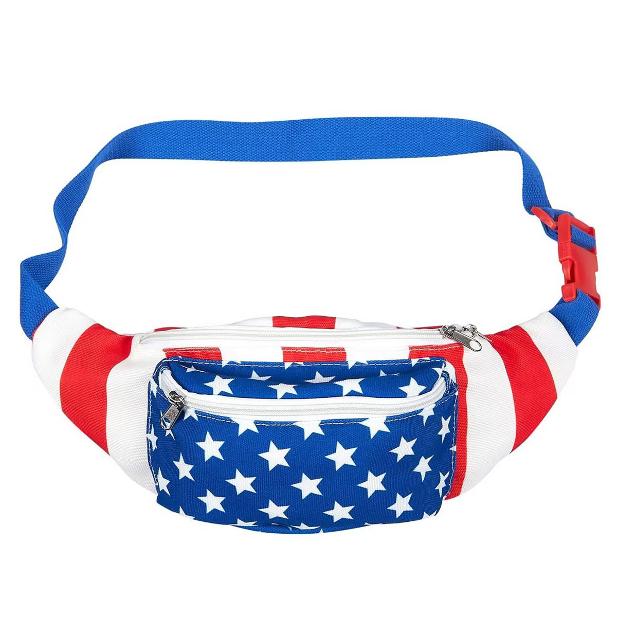 Juvale American Flag Fanny Pack for Women and Men, Patriotic USA Crossbody Bag with Adjustable Wa... | Target