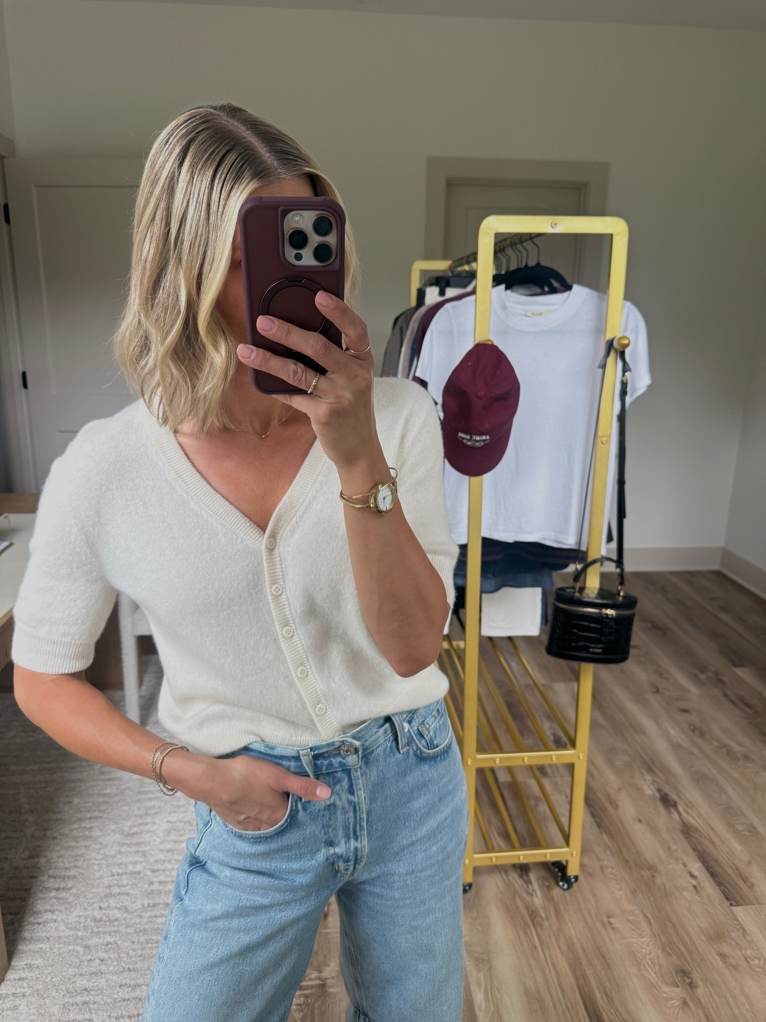 Wearing medium, classic fit (sized up one for relaxed fit)

#LTKOver40 #LTKSeasonal #LTKootd