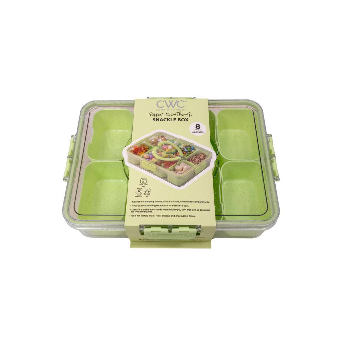 Cook With Color Sparkle Snack Box Food Storage Container | Target