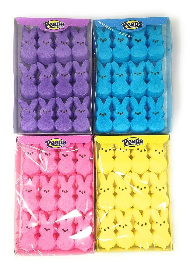 Marshmallow Peeps Easter Bunnies Variety Pack (4 Pack) | Amazon (US)