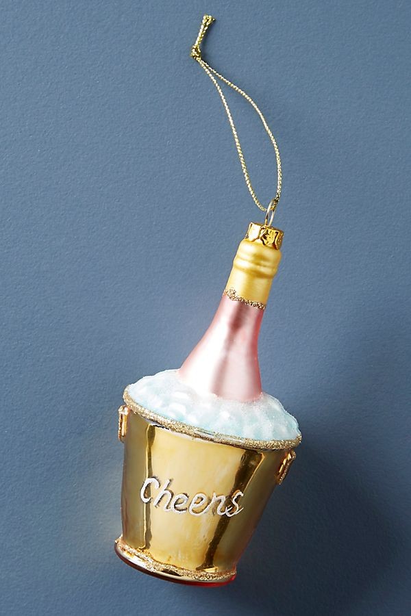 Champagne Bucket Ornament | Anthropologie (US)