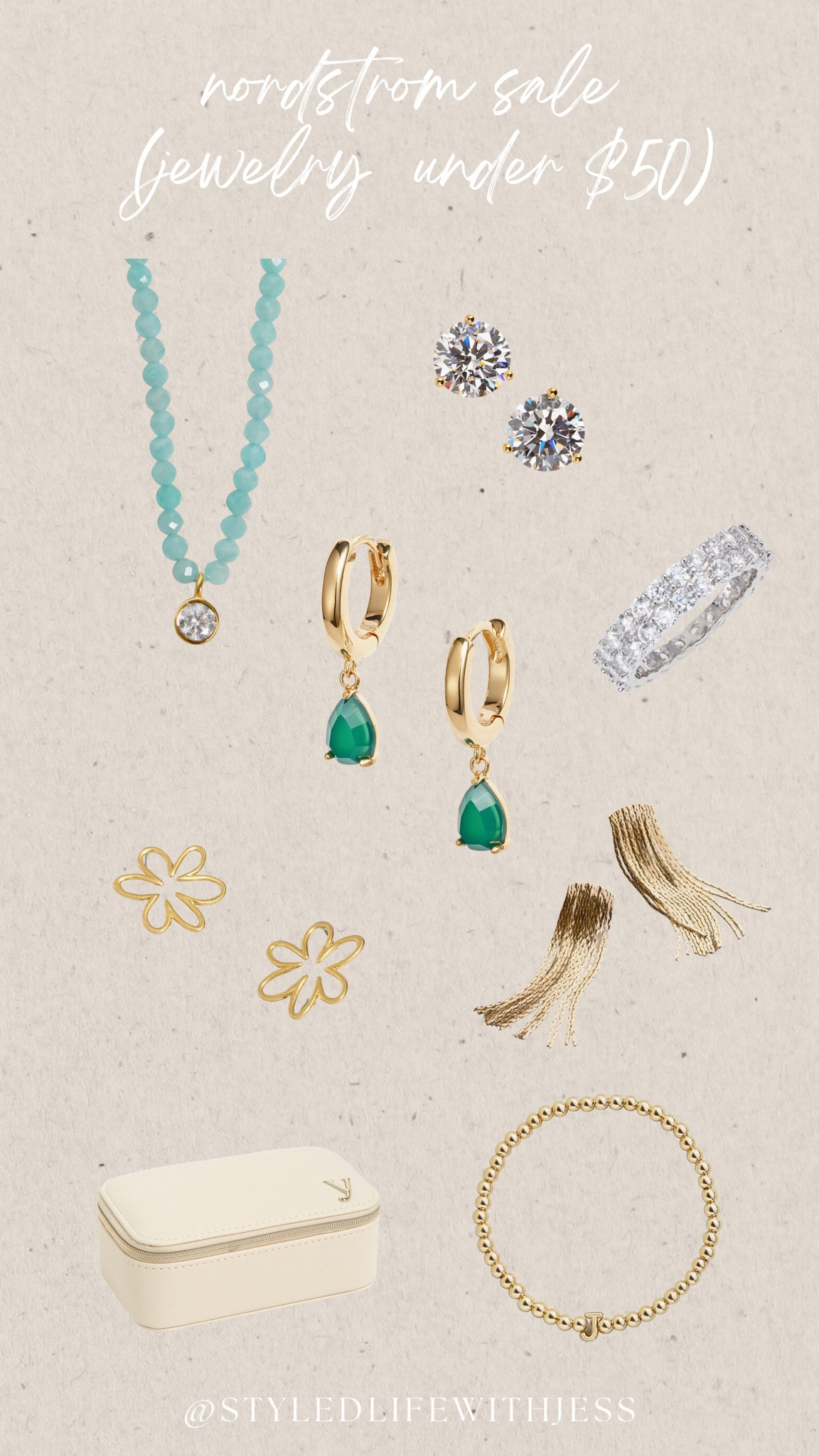 So many pretty jewelry pieces included in the Nordstrom sale and it’s under $50!

Jewelry, sale jewelry, gold earrings, diamond earrings, baublebar earrings, bracelets, diamond rings

#LTKSummerSales #LTKSaleAlert #LTKFindsUnder50