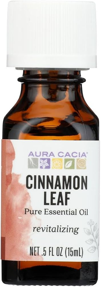 Aura Cacia Pure Essential Oil Cinnamon Leaf - 0.5 fl oz | Amazon (US)