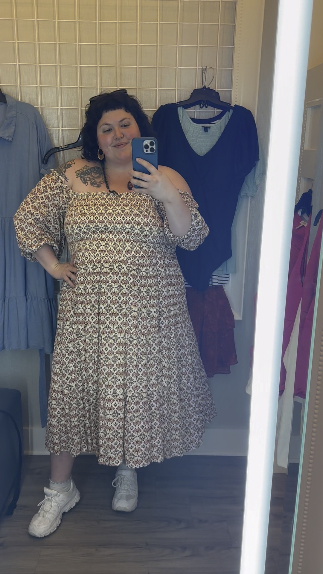 Tried on this beauty at Torrid this weekend! Should I have brought it home? It was light weight and stretchy and I love the length of this plus size dress.

#LTKFind #LTKcurves #LTKSeasonal