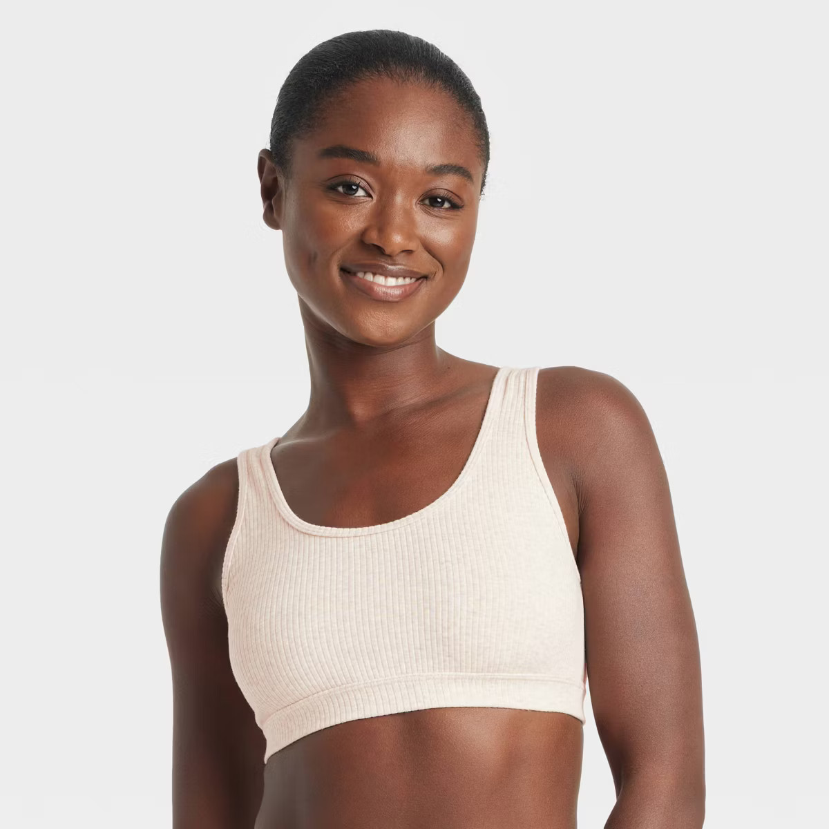 Women's Rib Knit Scoop Bralette - Auden™ | Target