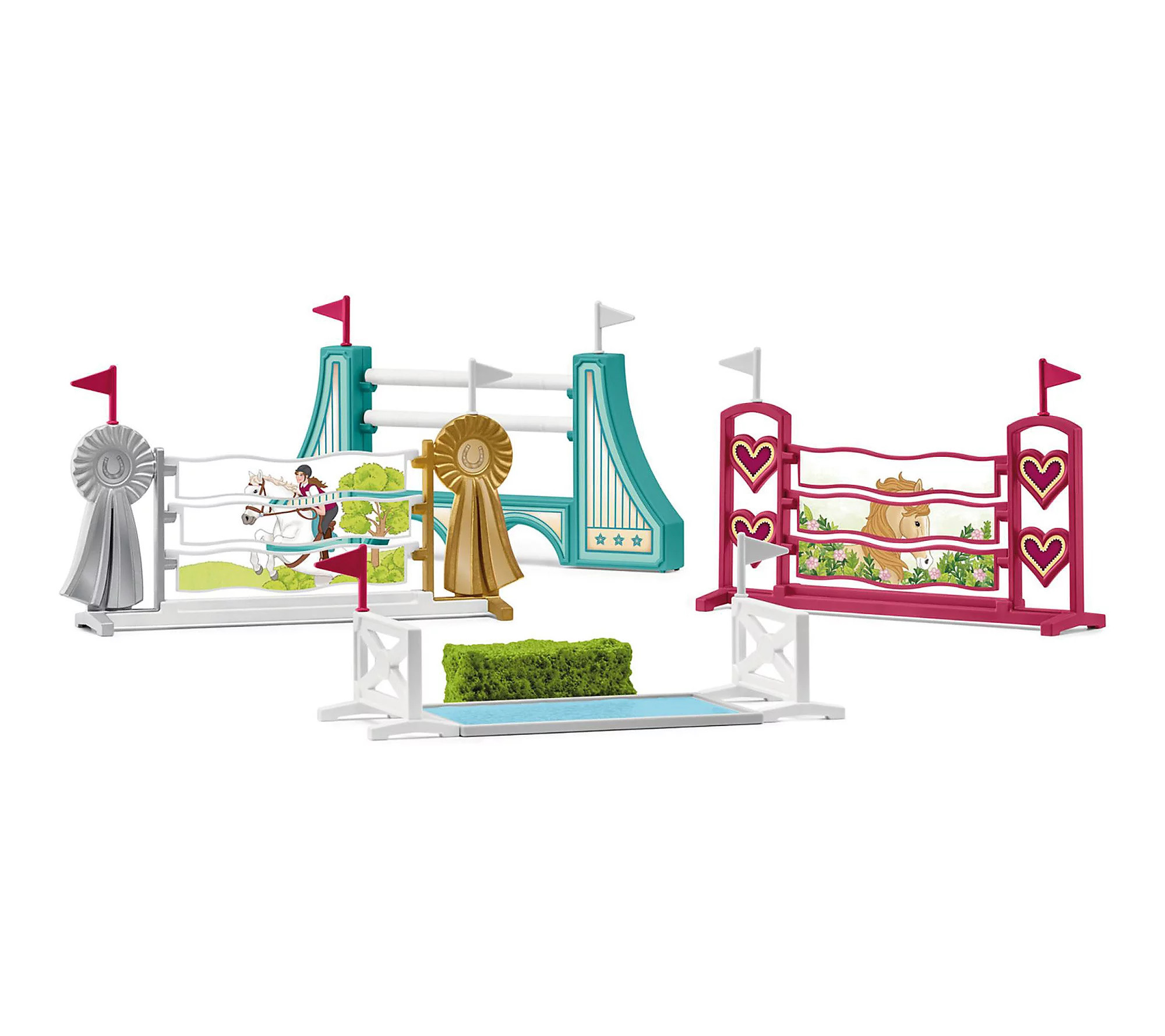Schleich Horse Club Obstacle Course Accessories Playset | QVC