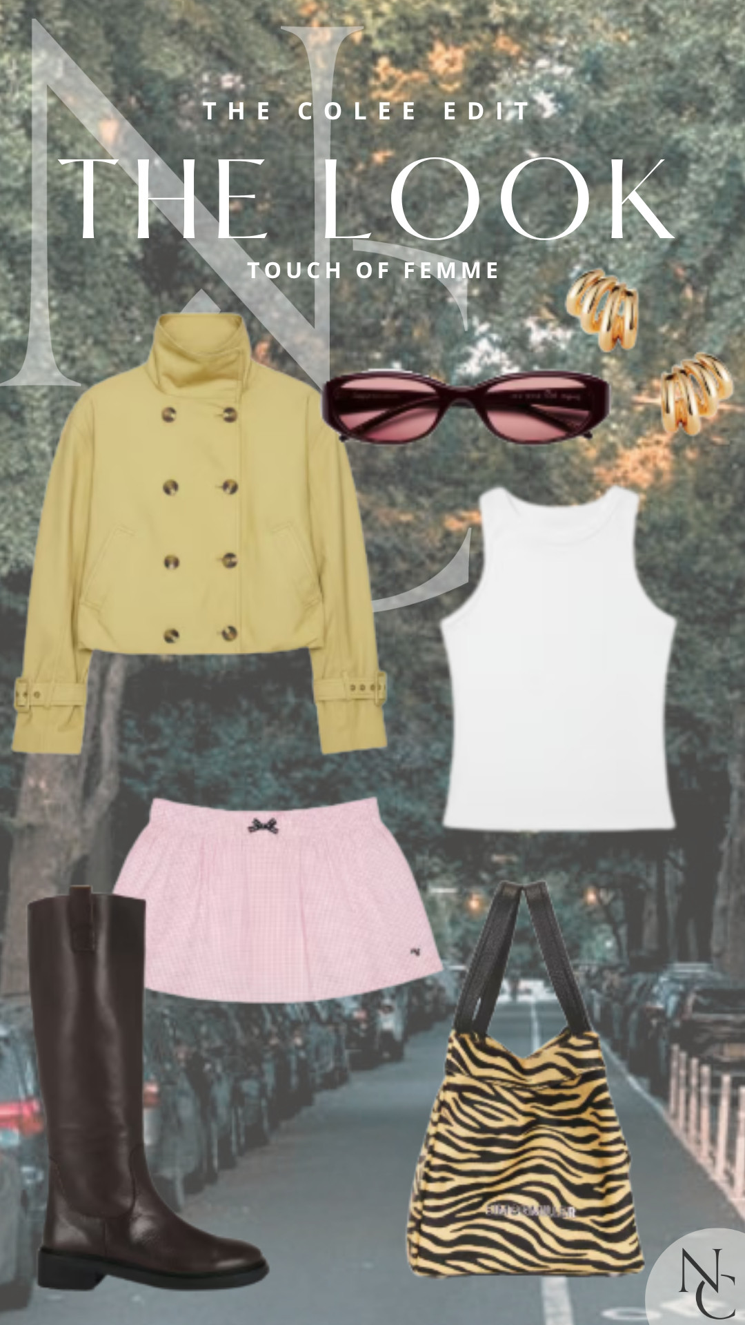 A little pink. A little zebra. A little tomboy. A little femme. 🎀🤎

I love the contrast of a cropped utility jacket + tall boots with the sweetest pink mini and fitted white tank. Then add burgundy sunnies, gold hoops + that zebra tote because apparently choosing just one personality for an outfit is not happening. 😂

Shop my Touch of Femme edit right here.

#FeminineStyle #FallOutfit #MiniSkirt #TheColeeEdit #LTKStyle 

 #LTKdayinmylife #LTKgrwm #LTKootd