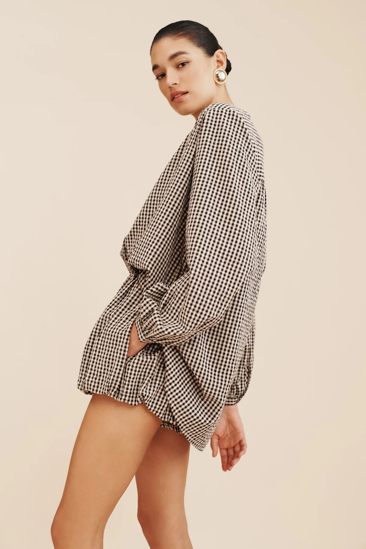 AURELIA SHORT - GINGHAM | POSSE (US)