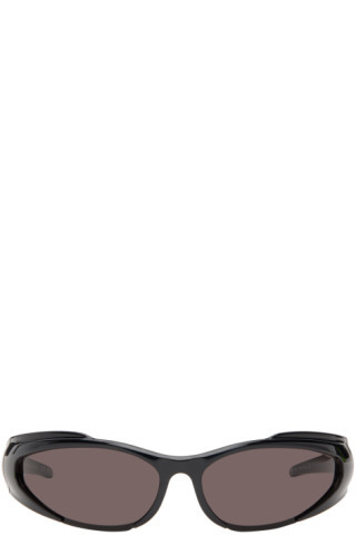 Black Oval Sunglasses | SSENSE