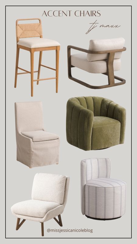 Tj maxx accent chairs, upholstered dining chairs, counter stools, bar stools, swivel chair, living room accent chairs, 

#LTKhome