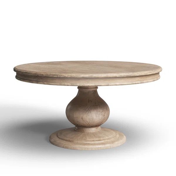 Dadeville Round Solid Wood Dining Table | Wayfair North America