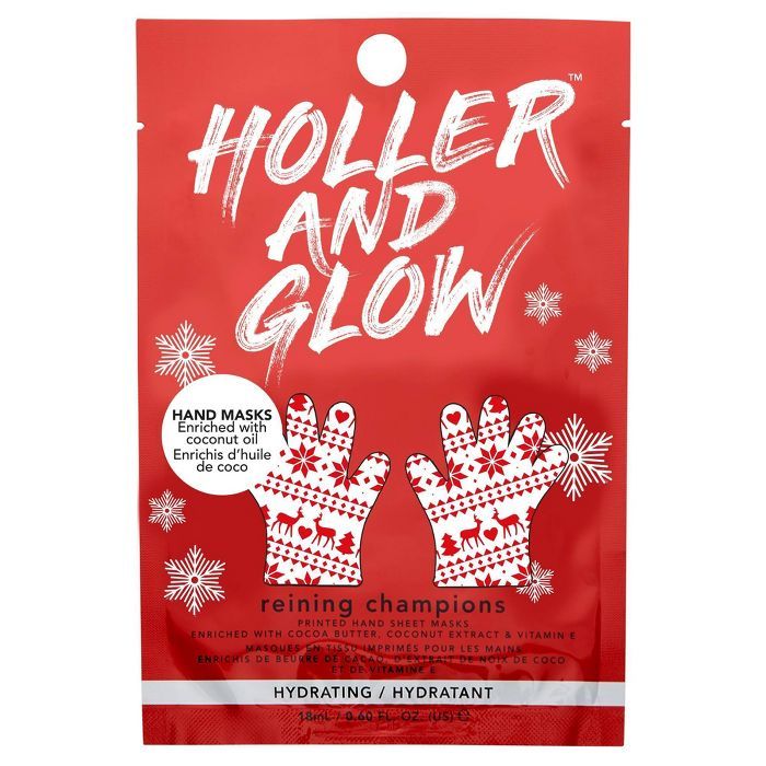 Holler and Glow Reining Champions Printed Hand Masks Gift Set - 2ct | Target