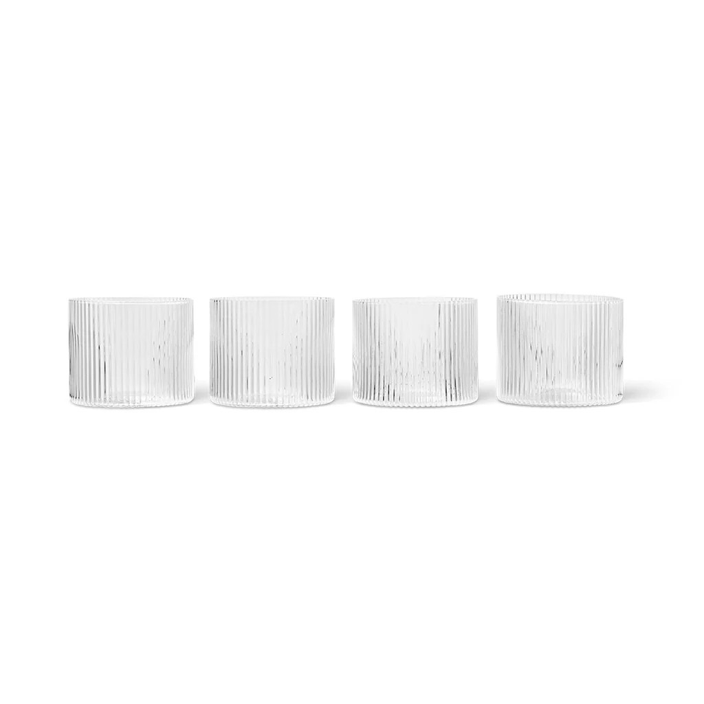 Ripple Low Glass (Set of 4) | 2Modern (US)