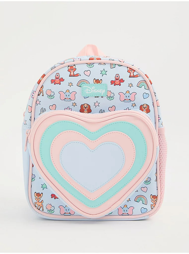 Disney Characters Light Blue Mini Backpack | George