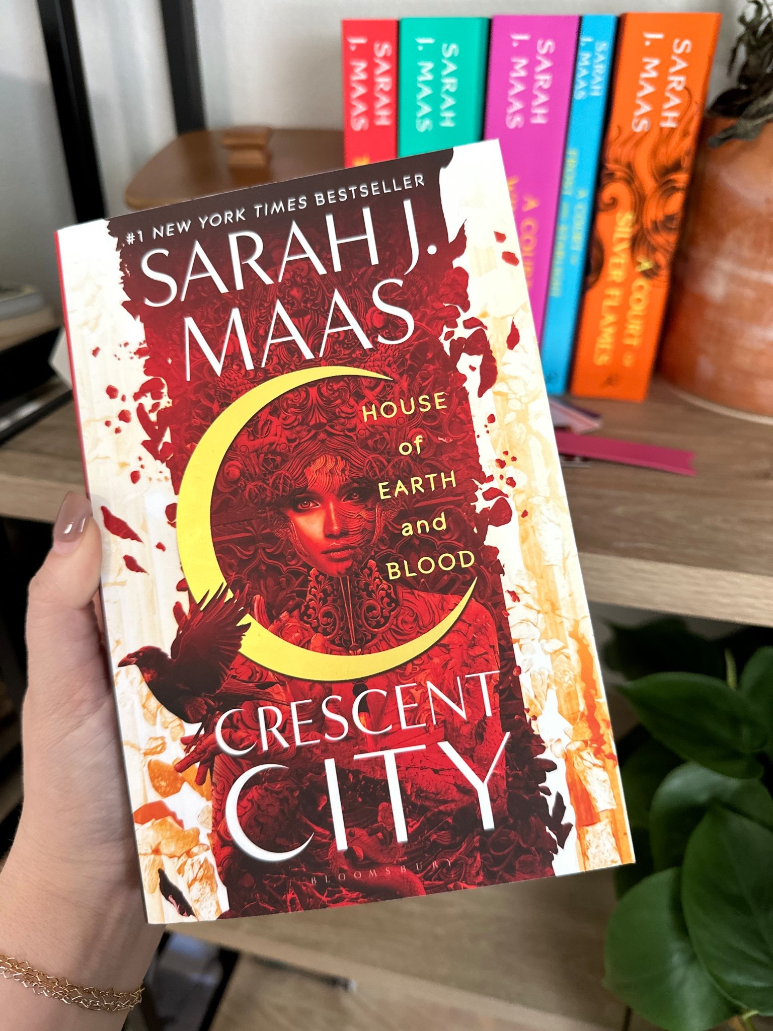 Crescent City Series by Sarah J Maas 
House of Earth and blood 
House of sky and breath 
House of Flame and shadow  

#LTKFindsUnder50 #LTKFindsUnder100 #LTKSeasonal