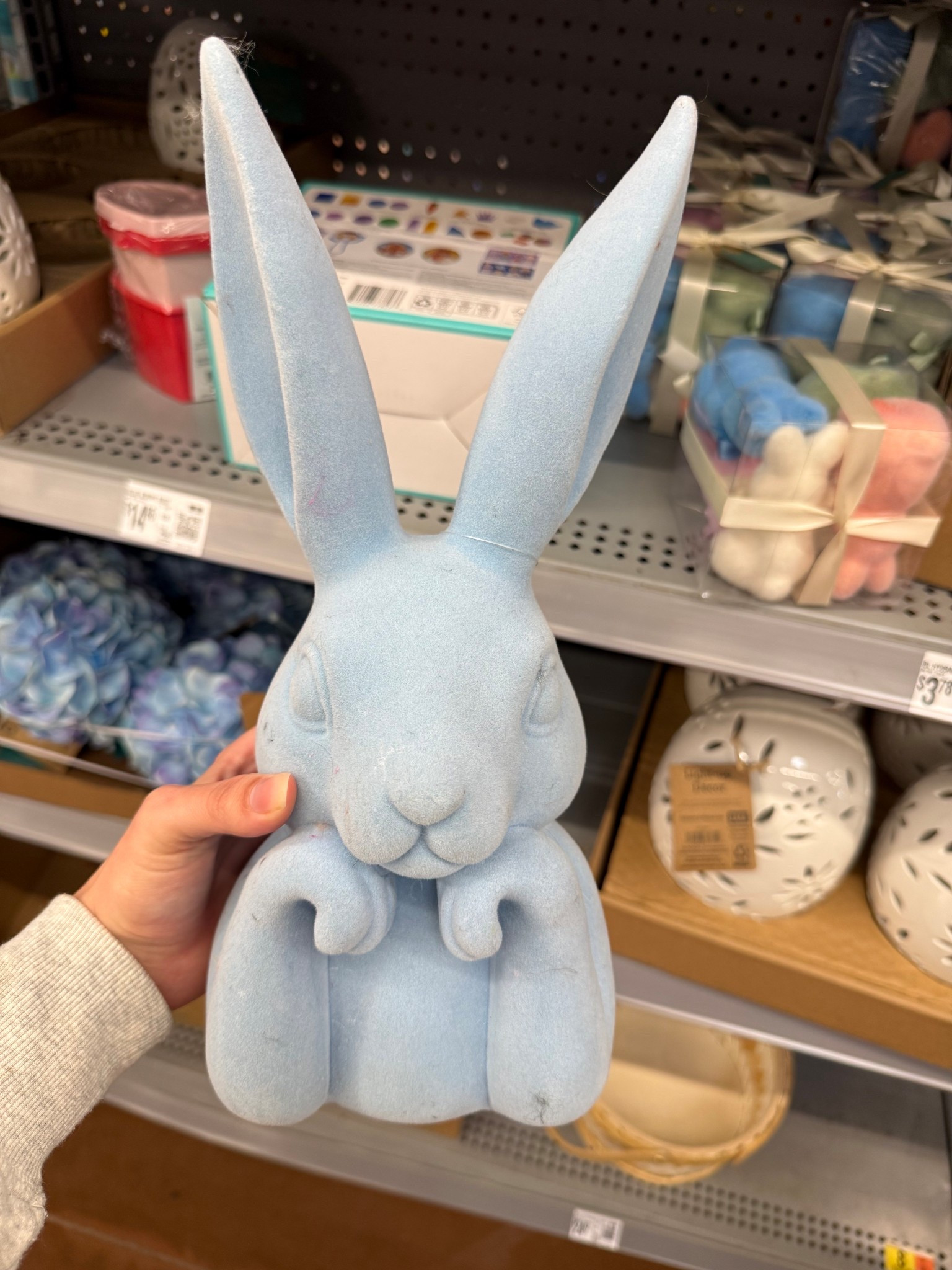 Flocked Easter bunny at Walmart 

#LTKHome #LTKSeasonal