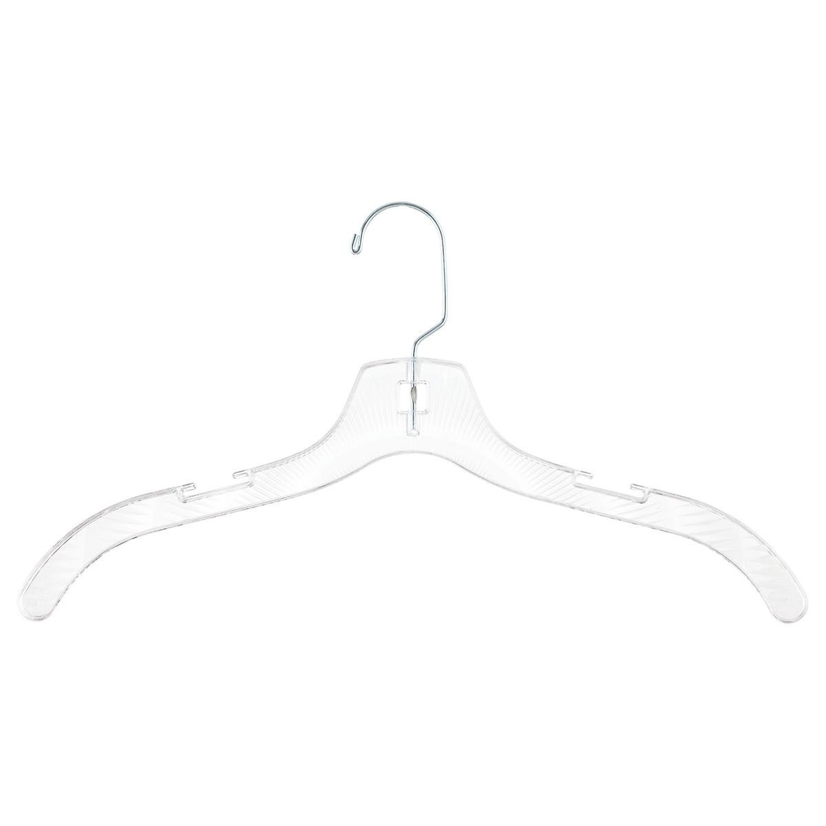 Crystal Clear Dress Hangers Pkg/5 | The Container Store