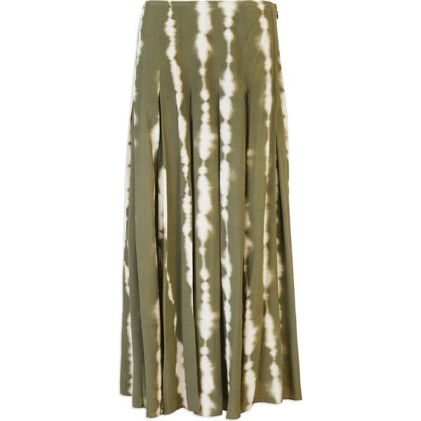 Women's Allura Skirt, Olive/Cream Multi | Maisonette