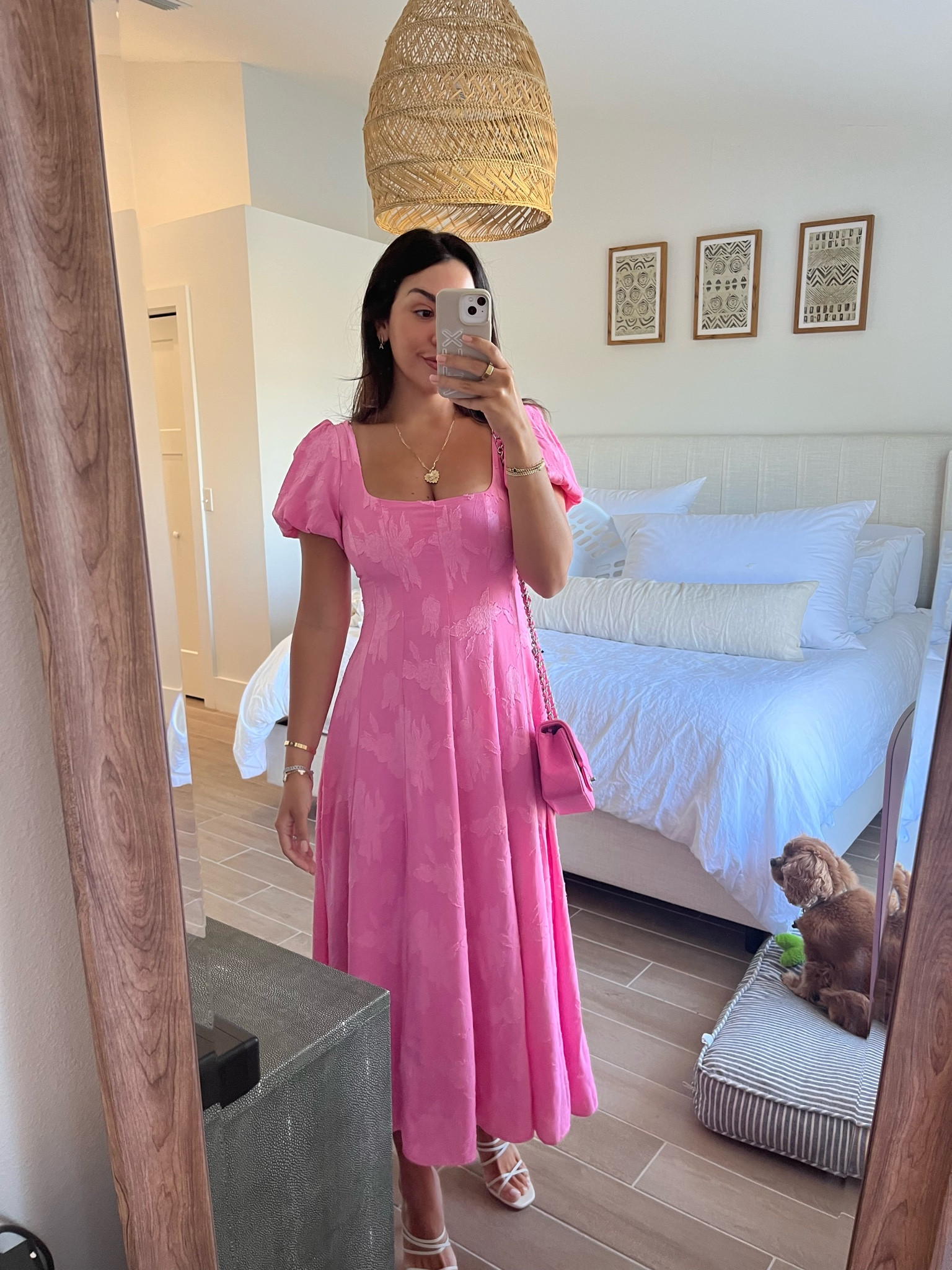 Pretty spring dress perfect for Mother’s Day, bridal shower, baby shower, wedding! Bag is Chanel 

#LTKFind #LTKSeasonal #LTKwedding