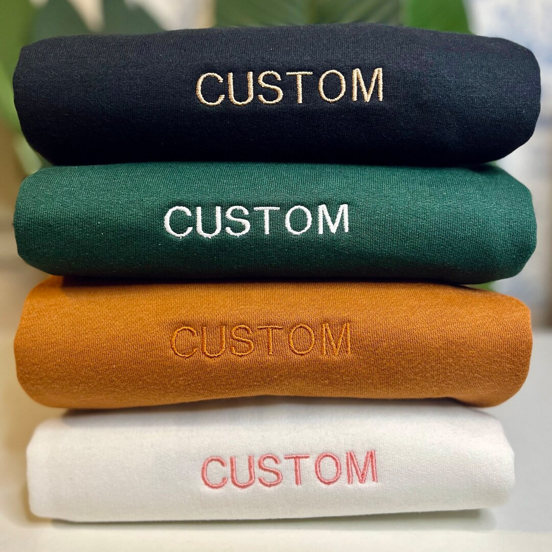 Personalized Embroidered Sweatshirt, Unique Gift | Etsy (US)