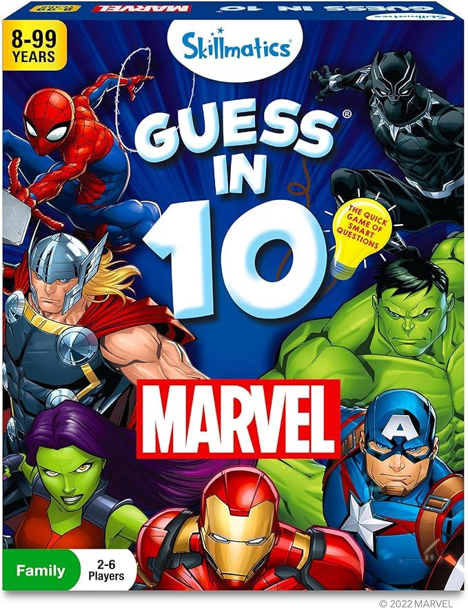 Skillmatics Card Game - Guess in 10 Marvel, Perfect for Boys, Girls, Kids, Teens, Adults Who Love... | Amazon (US)