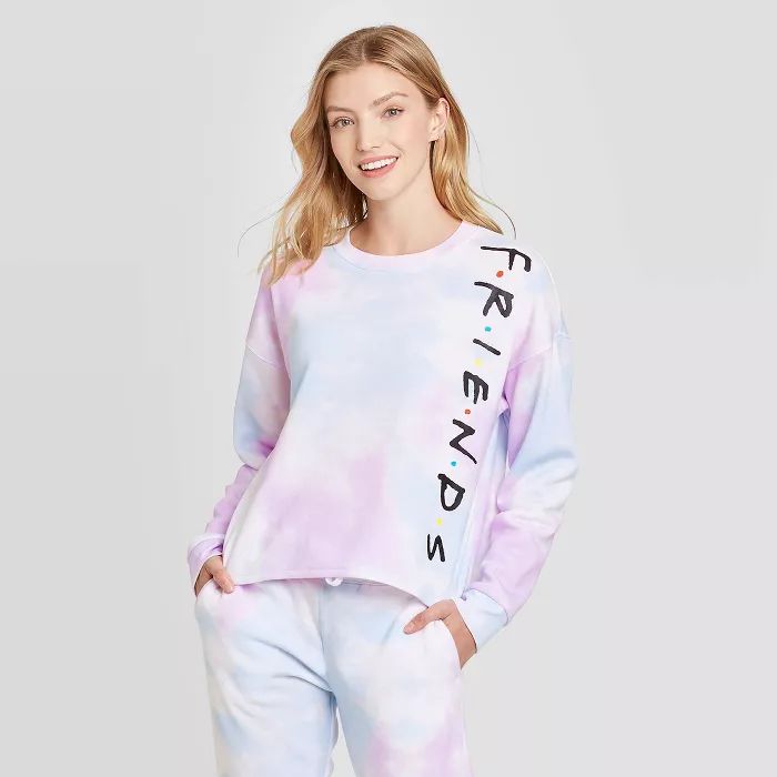 Women's Friends Tie-Dye Graphic Sweatshirt | Target