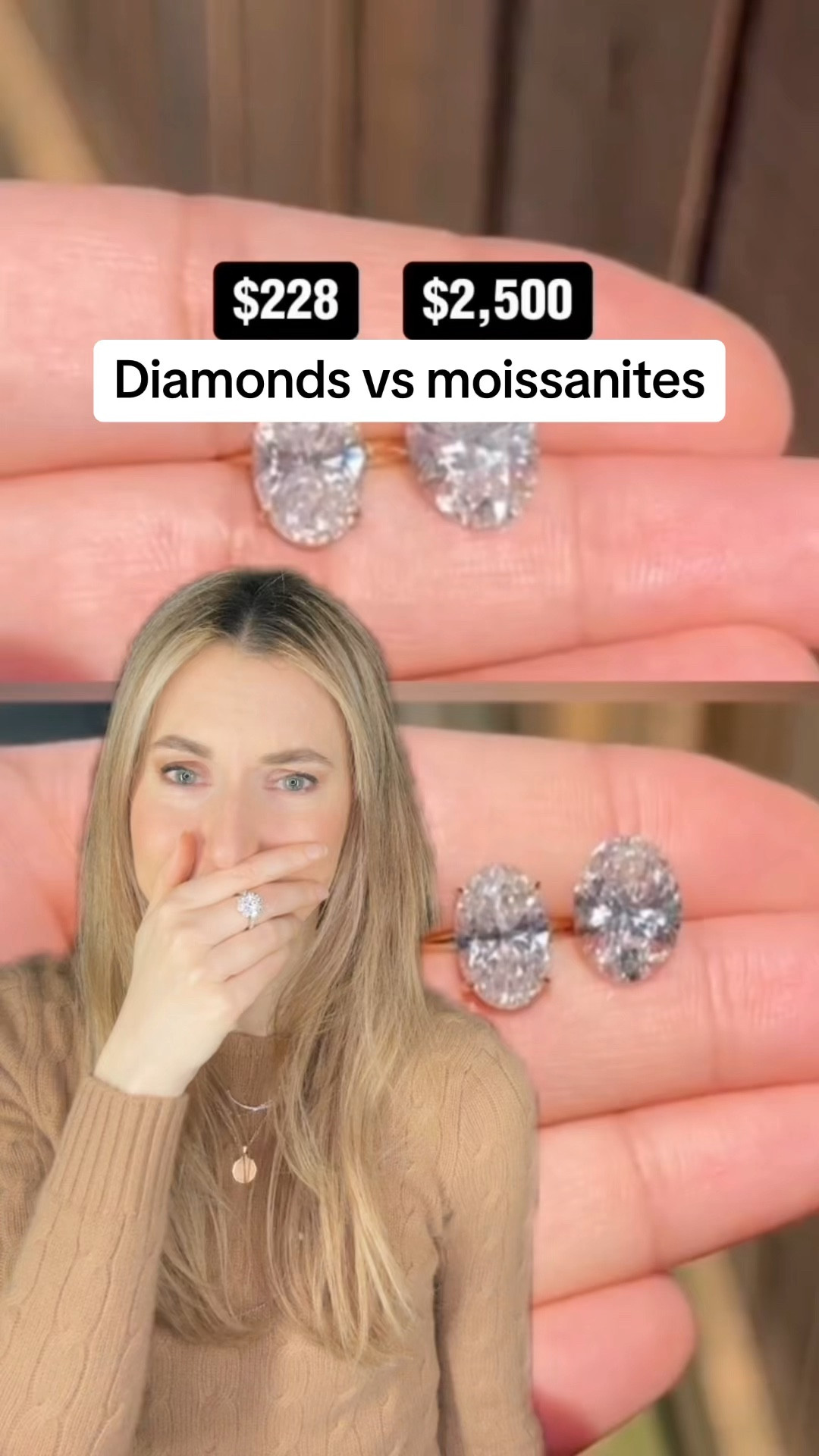 What’s your take on moissanite? Fake diamond or something you like for its own properties? Any questions about moissanites?

The prices are really approachable, especially considering moissanites tend to be set in silver, which is far less costly than gold or platinum.

They’re a great way to try a style before committing to diamonds, and they’re also great for pieces that you wouldn’t want to flaunt in diamonds. I like being able to say that my diamonds are moissanite and more of a fun look than a serious spend.

Prices for lab diamonds are approximate because diamonds vary in cut, color, and clarity. I found prices with 14k gold settings. The moissanite prices are from Etsy.

#LTKfindsunder50 #LTKVideo #LTKwedding