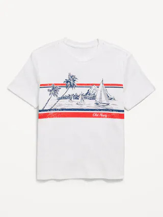 Short-Sleeve Logo-Graphic T-Shirt for Boys | Old Navy (CA)