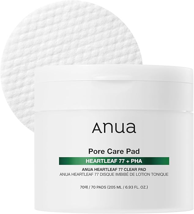 ANUA Heartleaf 77 Toner Pad 70 Sheets, PHA Dead Skin Care Low pH with Korean toner pads, Daily ex... | Amazon (US)