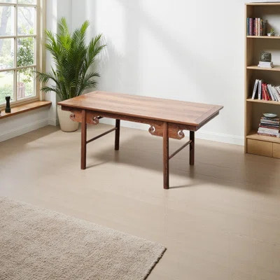 Elegant Handcrafted Solid Wood Desk | Wayfair North America
