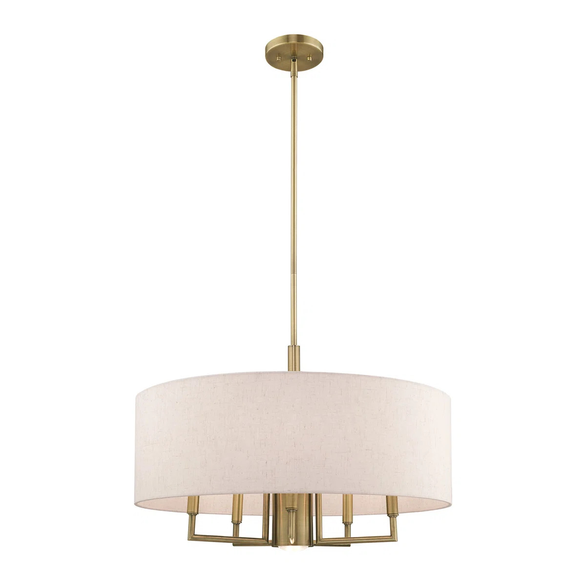 Flaire 6 - Light Metal Dimmable Drum Chandelier | Joss & Main