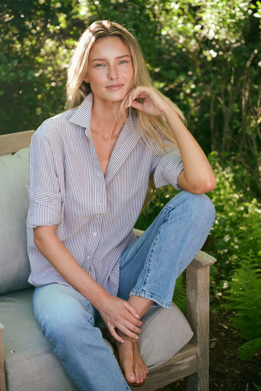 Carolyn Shirt Striped - Coco | Julia Amory