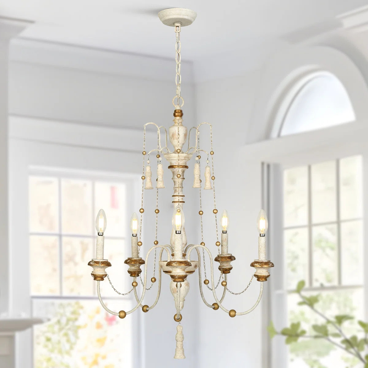 Tim 5 - Light Dimmable Chandelier | Wayfair North America