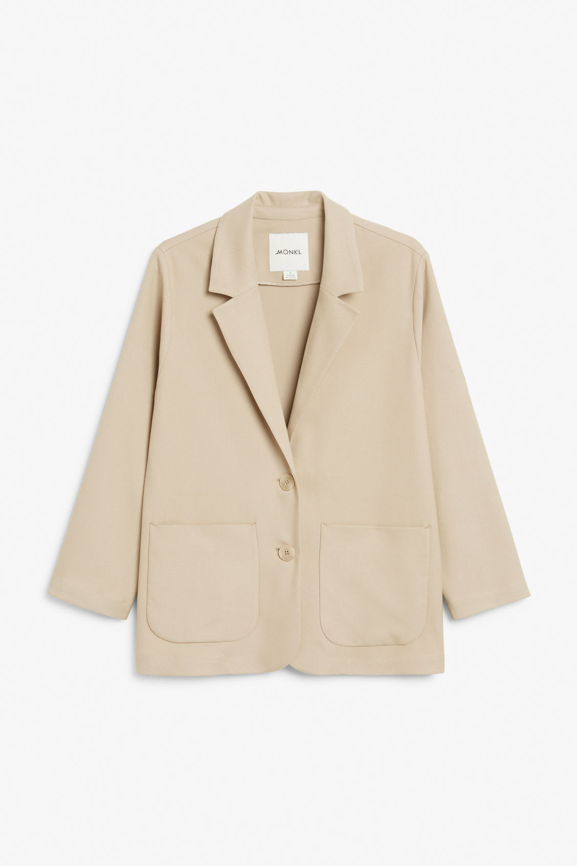 Single breasted blazer - Beige | Monki